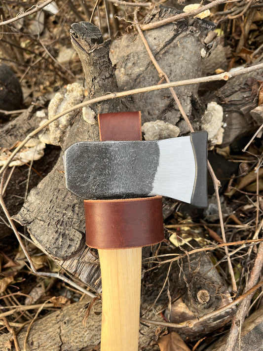 leather axe carrier