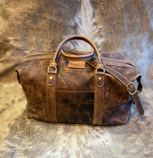 Leather Travel Duffel